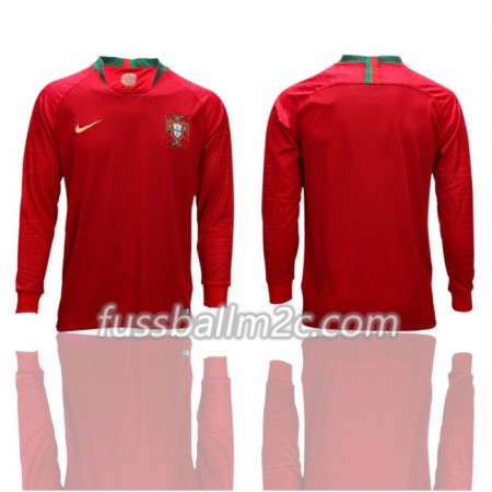 Fußballtrikots Portugal Heim Trikotsatz WM 2018 Langarm